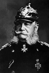 Portrett av Vilhelm I (1797-1888), konge av Preussen fra 1861 til 1888, han ble keiser av Tyskland fra 1871 til 1888. av Unknown photographer