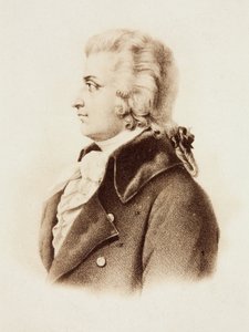 Portrett av Wolfgang Amadeus Mozart av Unknown photographer