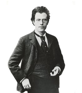 Portrett av den østerrikske komponisten og dirigenten Gustav Mahler - av Unknown photographer