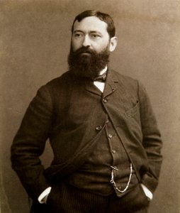 Portrett av den italienske maleren Giuseppe De Nittis (1846-1884) Fotografi av Unknown photographer
