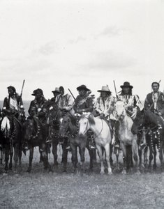 Prairie-indianere, Canada, sent på 1800-tallet. av Unknown photographer