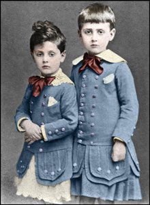 Robert og Marcel Proust barn i 1877. av Unknown photographer