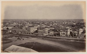 "Utsikt fra Ochterlony-monumentet", Calcutta av Unknown photographer