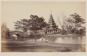 "View of Eden Gardens", Calcutta av Unknown photographer