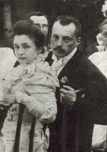 Vladimir Dmitrievich Nabokov (1870-1922) og Elena Ivanovna Rukavishnikova (1876-1939), Anonym. Fotograf av Unknown photographer