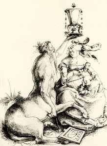 Allegorisk representasjon av Urs Graf
