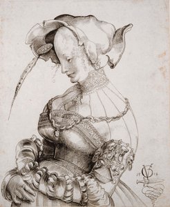 Prostituert i halvfigur, 1518.