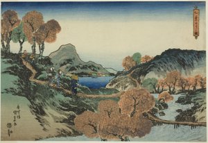 Viser lønnetrær av Utagawa Kunisada