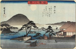 Høstmåne ved Seto, ca. 1835-1836