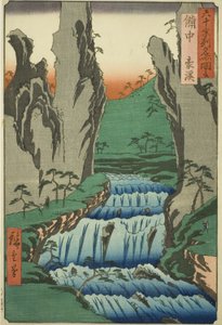 Bit-chu Produsent: gokei (bit-chu, gokei), fra serien (Rokujuyoshi Meisho Zue)” av Utagawa Hiroshige