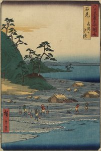Båtbroen ved Toyama, Etchu_-provinsen, desember 1853