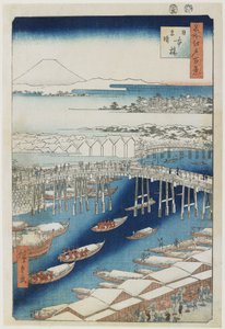 Klart vær etter snø, Nihonbashi-broen, mai 1856