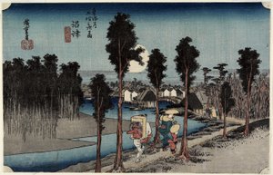 Skumring ved Numazu, ca. 1833