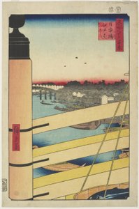 Edo-fløytebro fra Nihon-Beshi, desember 1857