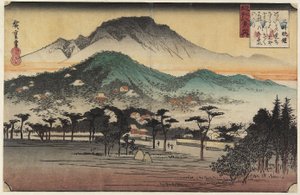 Kveldsklokker ved Miidera-tempelet, ca. 1834