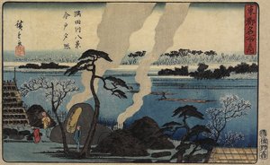 Evening Glow at Imado, ca. 1840-1842