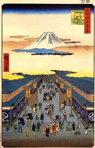 Hiroshige, Sugura gate av Utagawa Hiroshige