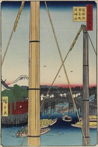 Inari-broen og Minato-helligdommen, Teppo_zu, mars 1857