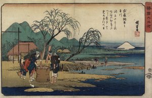 Jewel River of Cho_fu i Musashi-provinsen, 1835-1837