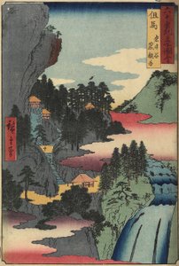 Kannon-tempelet i Iwaidani, Tajima-provinsen, desember 1853