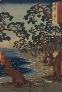 Maiko-stranden i Harima-provinsen, desember 1854