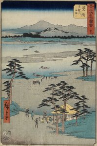 av. 29 Ferry Onte Tenryu_Rier, Mitsuke, juli 1855