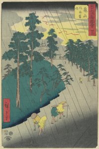 Nr.47: Tordenstorm ved Kameyama, juli 1855