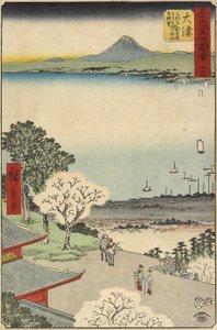 No.54 Byutsikt over O_tsu sett fra Mii-tempelet, O_tsu, juli 1855