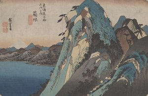 Nr. 11 'Hakone' fra 53 stasjoner i Tokaido, ca. 1833