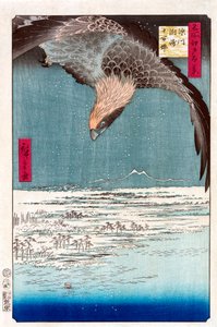 Susaki og Jumantsubo-sletten nær Fukagawa, 1856-1858. av Utagawa Hiroshige