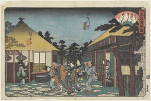 Tagawaya foran O_onji-tempelet, ca. 1835-1842