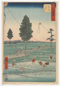 Twenty-Eight, Fukuroi, Edo-periode, 1855 (farget treblokktrykk)