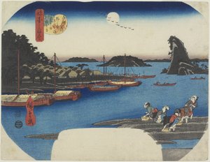 Willow Tree ved Nihon-zutsumi Bank, Shin-Yoshiwara, november 1853