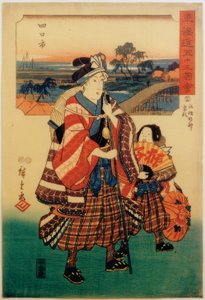 Yokkaichi av Utagawa Hiroshige