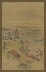 Høstlandskap, midten av 1800-tallet. av Utagawa Hiroshige II