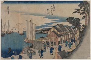 Shinagawa (fra serien Fifty-three Stations of the Tokaido)