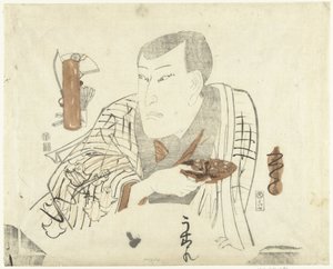 Skuespiller med rett av Utagawa Kunisada (I)