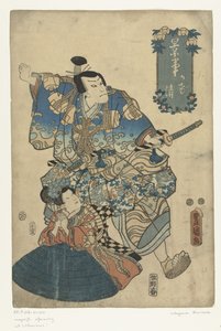 De krijger Kagekiyo av Utagawa Kunisada (I)