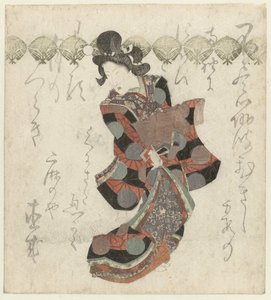 Paraderende courisane av Utagawa Kunisada (I)