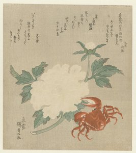 Peon med krabbe av Utagawa Kunisada (I)