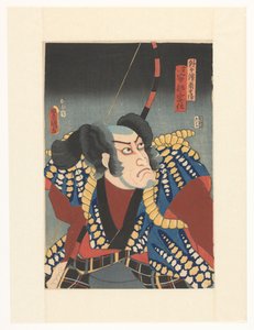 Sotogahama no Nambei med sløyfe på ryggen av Utagawa Kunisada (I)