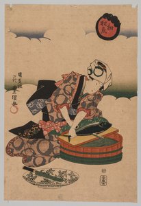 Forbereder Bonita, 1823-1880. av Utagawa Kunisada