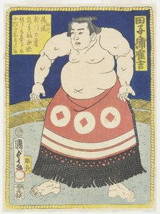 W Les ster Tagonoura Tsuruyoshi, mars 1866 av Utagawa Kunisada II