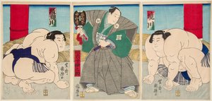 Det er et lite m felt, og det er s u te rs. Kuniteru Utagawa (1808–1876)