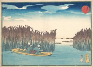 Tangsamlere ved Omori, 1797-1861. av Utagawa Kuniyoshi