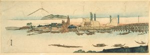 Scene ved Sumida-elven av Utagawa Kuniyoshi