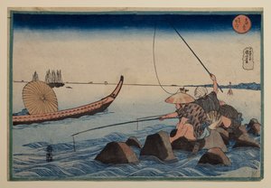 Teppōzu, fra serien «Berømte steder i den østlige hovedstaden» av Utagawa Kuniyoshi