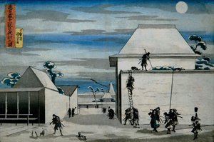 Nattangrepet av Utagawa Kuniyoshi