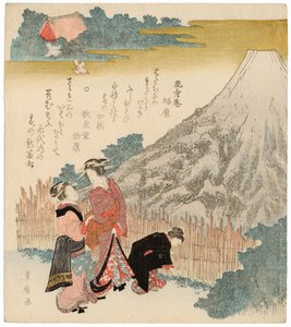 Vårens hjerte - Fuji, 1810-1829. av Utagawa Toyohiro