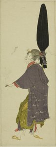 Parodi på en daimyo-prosesjon av Utagawa Toyohiro